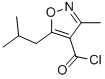 4-Isoxazolecarbonyl chloride, 5-isobutyl-3-methyl- (7CI) CAS#: 90415-81-9