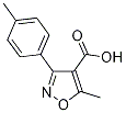 4-Isoxazolecarboxylic acid, 5-Methyl-3-(4-Methylphenyl)- CAS#: 91569-59-4