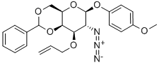 4-METHOXYPHENYL 3-O-ALLYL-2-AZIDO-4,6-O-BENZYLIDENE-2-DEOXY-BETA-D-GALACTOPYRANOSIDE CAS#: 889453-83-2