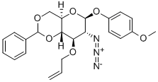 4-METHOXYPHENYL 3-O-ALLYL-2-AZIDO-4,6-O-BENZYLIDENE-2-DEOXY-BETA-D-GLUCOPYRANOSIDE CAS#: 889453-78-5