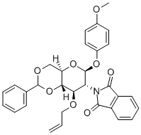 4-METHOXYPHENYL 3-O-ALLYL-4,6-O-BENZYLIDENE-2-DEOXY-2-PHTHALIMIDO-BETA-D-GLUCOPYRANOSIDE CAS#: 889453-84-3