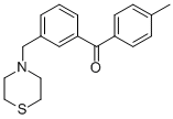 4'-METHYL-3-THIOMORPHOLINOMETHYL BENZOPHENONE CAS#: 898762-76-0
