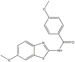 4-Methoxy-N-(6-methoxybenzo[d]thiazol-2-yl)benzamide CAS#: 91506-71-7