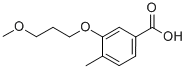 4-Methyl-3-(3-methoxypropoxyl)benzoic acid CAS#: 895240-71-8