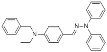 4-(N-Ethyl-N-benzyl)amino benzoaldehyde-1,1-diphenylhydrazone CAS#: 96861-52-8