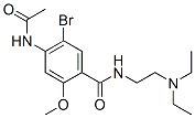 4-(acetylamino)-5-bromo-N-[2-(diethylamino)ethyl]-2-methoxybenzamide CAS#: 94135-22-5