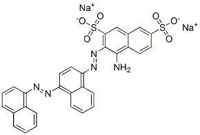 4-amino-3-[[4-(1-naphthylazo)-1-naphthyl]azo]naphthalene-2,7-disulphonic acid, sodium salt CAS#: 93963-72-5
