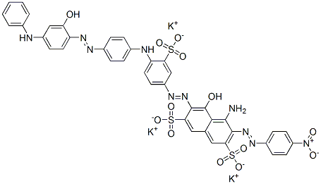 4-amino-6-[[4-[[4-[[4-anilino-2-hydroxyphenyl]azo]phenyl]amino]-3-sulphophenyl]azo]-5-hydroxy-3-[(4-nitrophenyl)azo]naphthalene-2,7-disulphonic acid, potassium salt CAS#: 95008-83-6