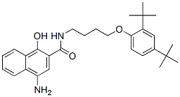 4-amino-N-[4-[2,4-bis(1,1-dimethylethyl)phenoxy]butyl]-1-hydroxynaphthalene-2-carboxamide CAS#: 94022-25-0