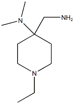 4-(aminomethyl)-1-ethyl-N,N-dimethylpiperidin-4-amine CAS#: 891656-66-9