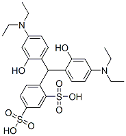 4-[bis[4-(diethylamino)-2-hydroxyphenyl]methyl]benzene-1,3-disulphonic acid CAS#: 93964-54-6
