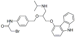 4-(bromoacetamido)benzylcarazolol CAS#: 97458-54-3