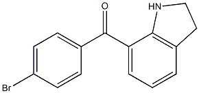 (4-bromophenyl)(indolin-7-yl)methanone CAS#: 91714-41-9