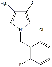 4-chloro-1-(2-chloro-6-fluorobenzyl)-1H-pyrazol-3-amine CAS#: 895929-26-7