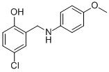4-chloro-2-{[(4-methoxyphenyl)amino]methyl}phenol CAS#: 98591-11-8