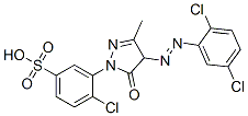 4-chloro-3-[4-[(2,5-dichlorophenyl)azo]-4,5-dihydro-3-methyl-5-oxo-1H-pyrazol-1-yl]benzenesulphonic acid CAS#: 94158-03-9
