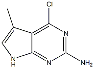 4-chloro-5-methyl-7H-Pyrrolo[2,3-d]pyrimidin-2-amine CAS#: 90358-16-0