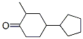 4-cyclopentyl-2-methylcyclohexan-1-one CAS#: 93805-77-7