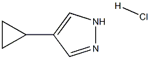 4-cyclopropyl-1H-pyrazole hydrochloride CAS#: 90253-21-7
