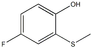 4-fluoro-2-methylsulfanylphenol CAS#: 90033-52-6