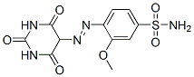 4-[(hexahydro-2,4,6-trioxo-5-pyrimidinyl)azo]-3-methoxybenzenesulphonamide CAS#: 93981-74-9