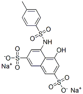 4-hydroxy-5-[[(p-tolyl)sulphonyl]amino]naphthalene-2,7-disulphonic acid, sodium salt CAS#: 94232-32-3