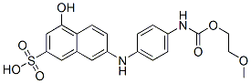 4-hydroxy-7-[[4-[[(2-methoxyethoxy)carbonyl]amino]phenyl]amino]naphthalene-2-sulphonic acid CAS#: 94086-83-6