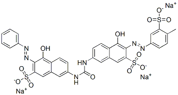 4-hydroxy-7-[[[[5-hydroxy-6-[(4-methyl-3-sulphophenyl)azo]-7-sulpho-2-naphthyl]amino]carbonyl]amino]-3-(phenylazo)naphthalene-2-sulphonic acid, sodium salt CAS#: 94108-99-3