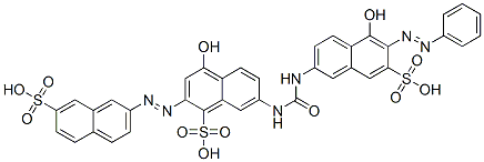 4-hydroxy-7-[[[[5-hydroxy-6-(phenylazo)-7-sulpho-2-naphthyl]amino]carbonyl]amino]-2-[(7-sulpho-2-naphthyl)azo]naphthalenesulphonic acid CAS#: 93919-34-7