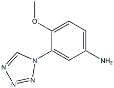 4-methoxy-3-(1H-1,2,3,4-tetrazol-1-yl)aniline CAS#: 891017-36-0