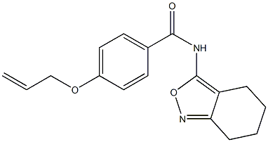 4-(prop-2-en-1-yloxy)-N-(4,5,6,7-tetrahydro-2,1-benzoxazol-3-yl)benzamide CAS#: 898521-61-4