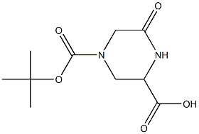 4-(tert-Butoxycarbonyl)-6-oxopiperazine-2-carboxylic acid CAS#: 888220-71-1