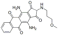 4,11-diamino-2-[(3-methoxypropyl)amino]-1H-cyclopent[b]anthracene-1,3,5,10(2H)-tetrone CAS#: 93859-27-9