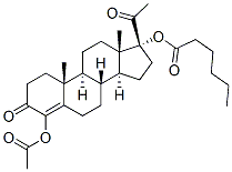 4,17-dihydroxypregn-4-ene-3,20-dione 4-acetate 17-hexanoate CAS#: 94135-06-5