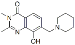 4(3H)-Quinazolinone, 8-hydroxy-2,3-dimethyl-7-(piperidinomethyl)- (7CI) CAS#: 94462-00-7