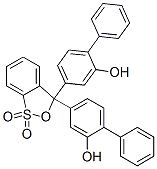 4,4''-(3H-2,1-benzoxathiol-3-ylidene)bis[[1,1'-biphenyl]-2-ol] S,S-dioxide CAS#: 94442-18-9