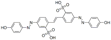 4,4'-bis[(4-hydroxyphenyl)azo]stilbene-2,2'-disulphonic acid CAS#: 91-34-9
