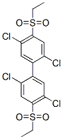 4,4'-bis(ethylsulfonyl)-2,2',5,5'-tetrachlorobiphenyl CAS#: 94659-41-3