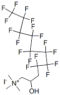 (4,4,5,5,6,6,7,7,8,8,9,9,10,10,11,11,11-heptadecafluoro-2-hydroxyundecyl)trimethylammonium iodide CAS#: 92071-84-6