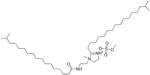 4,5-dihydro-2-isoheptadecyl-1-methyl-1-[2-[(1-oxoisooctadecyl)amino]ethyl]-1H-imidazolium methyl sulphate CAS#: 94022-92-1