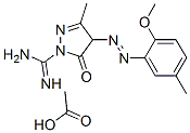 4,5-dihydro-4-[(2-methoxy-5-methylphenyl)azo]-3-methyl-5-oxo-1H-pyrazole-1-carboxamidine monoacetate CAS#: 94109-04-3