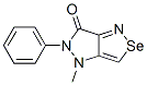 4,5-dihydro-4-methyl-6-oxo-5-phenyl-6H-pyrazolo(4,5-c)isoselenazole CAS#: 90358-27-3