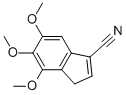 4,5,6-TRIMETHOXY-3H-INDENE-1-CARBONITRILE CAS#: 890309-52-1
