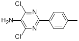 4,6-DICHLORO-2-(4-METHYLPHENYL)-5-PYRIMIDINAMINE CAS#: 92616-67-6
