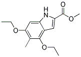 4,6-DIETHOXY-5-METHYL-1H-INDOLE-2-CARBOXYLIC ACID METHYL ESTER CAS#: 887361-18-4