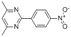 4,6-DIMETHYL-2-(4-NITROPHENYL)PYRIMIDINE CAS#: 91397-16-9