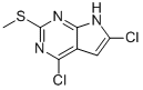 4,6-dichloro-2-(methylthio)-7H-pyrrolo[2,3-d]pyrimidine CAS#: 90662-12-7