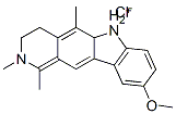 4,6-dihydro-9-methoxy-1,2,5-trimethyl-3H-pyrido[4,3-b]carbazolium chloride CAS#: 94200-72-3
