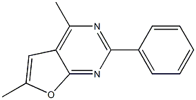 4,6-dimethyl-2-phenylfuro[2,3-d]pyrimidine CAS#: 96714-77-1