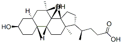 (4R)-4-[(3R,5S,7R,8S,9S,10R,13R,14S,17R)-3,7-dihydroxy-7,10,13-trimeth yl-1,2,3,4,5,6,8,9,11,12,14,15,16,17-tetradecahydrocyclopenta[a]phenan thren-17-yl]pentanoic acid CAS#: 91414-09-4